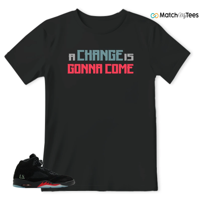 NIKE AIR JORDAN 5 RETRO HALLOWEEN SNEAKER Matching Tees t-shirt