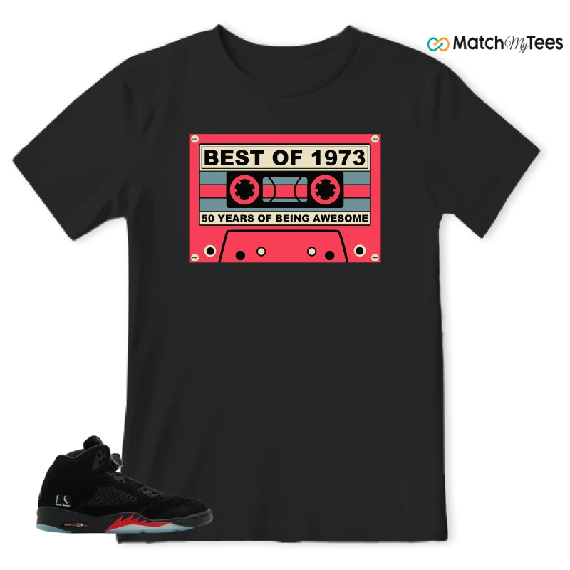 NIKE AIR JORDAN 5 RETRO HALLOWEEN SNEAKER Matching Tees t-shirt