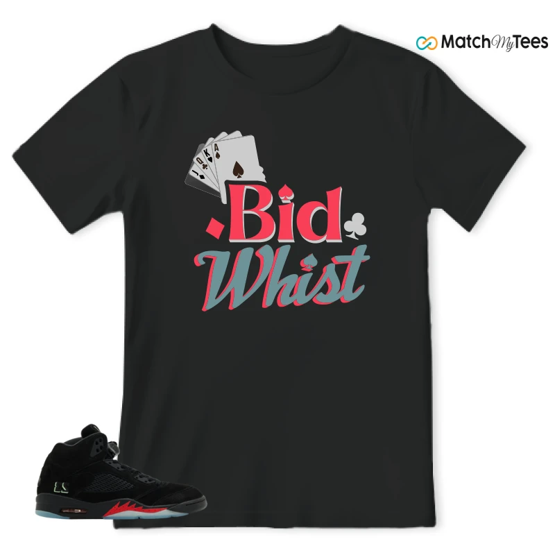 NIKE AIR JORDAN 5 RETRO HALLOWEEN SNEAKER Matching Tees t-shirt