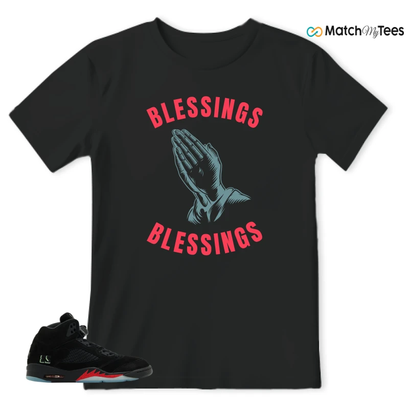 NIKE AIR JORDAN 5 RETRO HALLOWEEN SNEAKER Matching Tees t-shirt