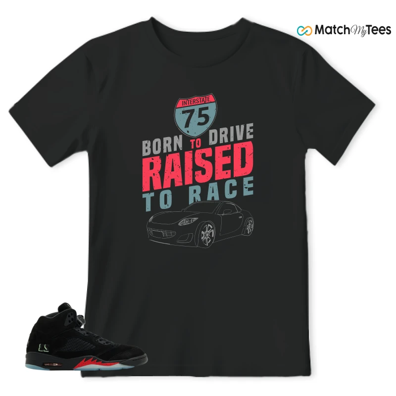 NIKE AIR JORDAN 5 RETRO HALLOWEEN SNEAKER Matching Tees t-shirt