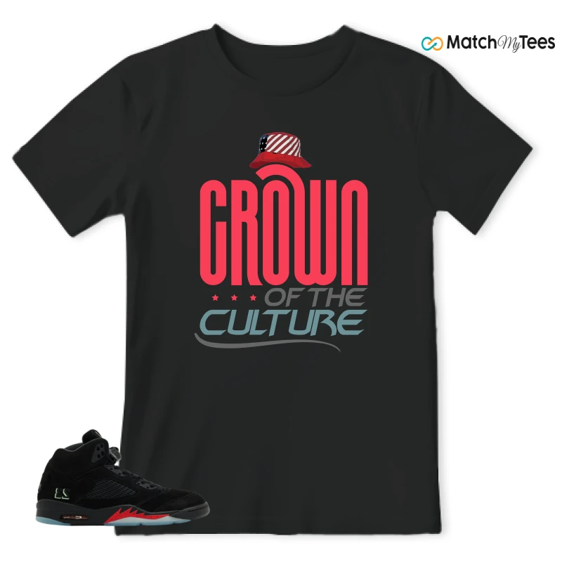 NIKE AIR JORDAN 5 RETRO HALLOWEEN SNEAKER Matching Tees t-shirt