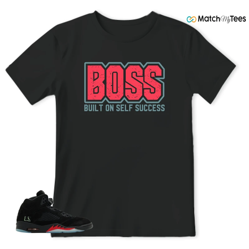 NIKE AIR JORDAN 5 RETRO HALLOWEEN SNEAKER Matching Tees t-shirt