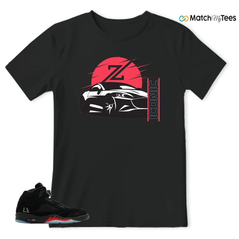 NIKE AIR JORDAN 5 RETRO HALLOWEEN SNEAKER Matching Tees t-shirt