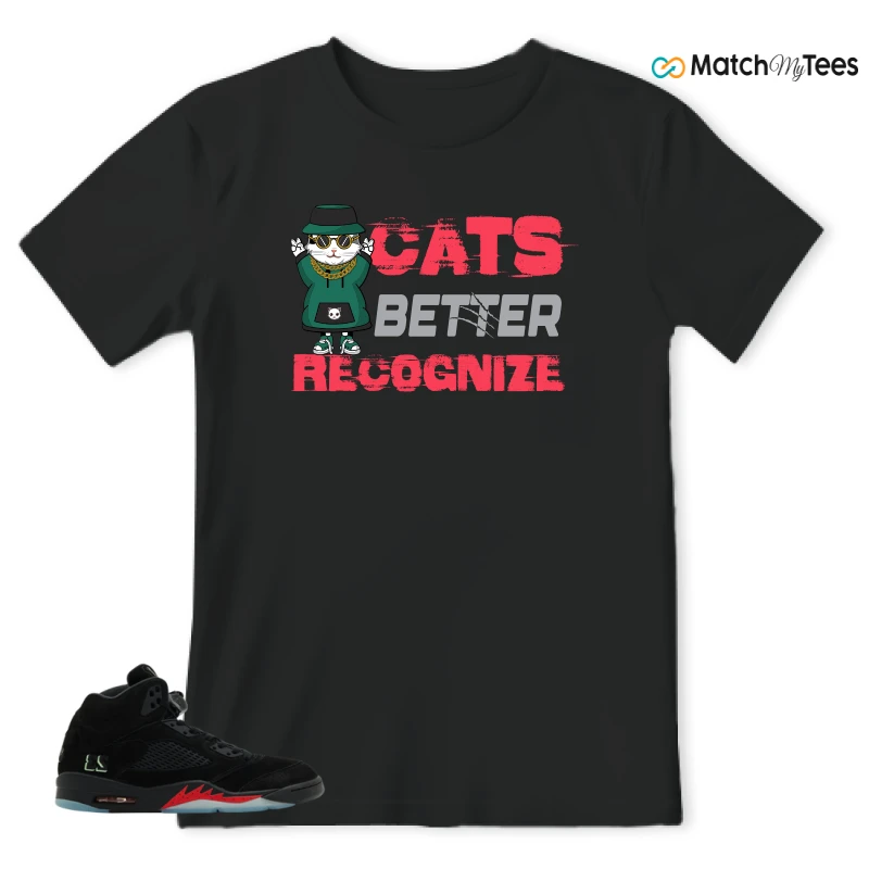 NIKE AIR JORDAN 5 RETRO HALLOWEEN SNEAKER Matching Tees t-shirt