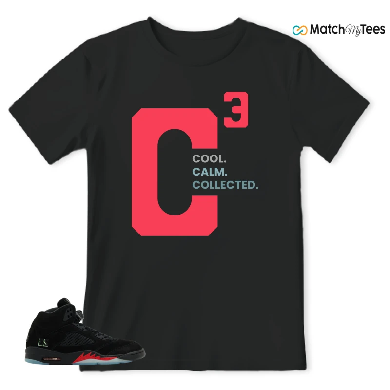 NIKE AIR JORDAN 5 RETRO HALLOWEEN SNEAKER Matching Tees t-shirt