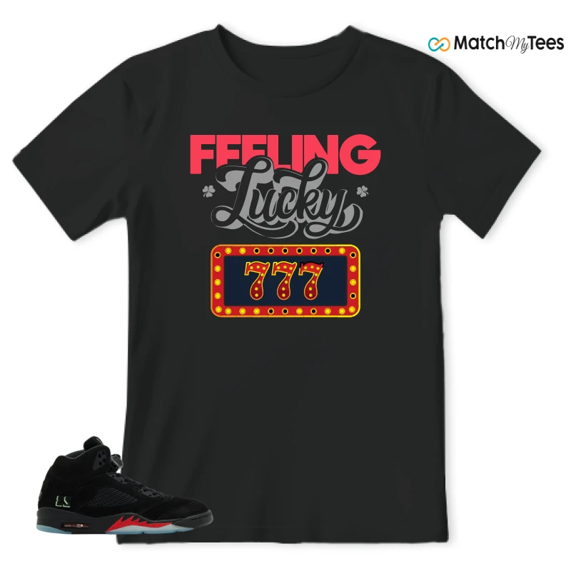 NIKE AIR JORDAN 5 RETRO HALLOWEEN SNEAKER Matching Tees t-shirt