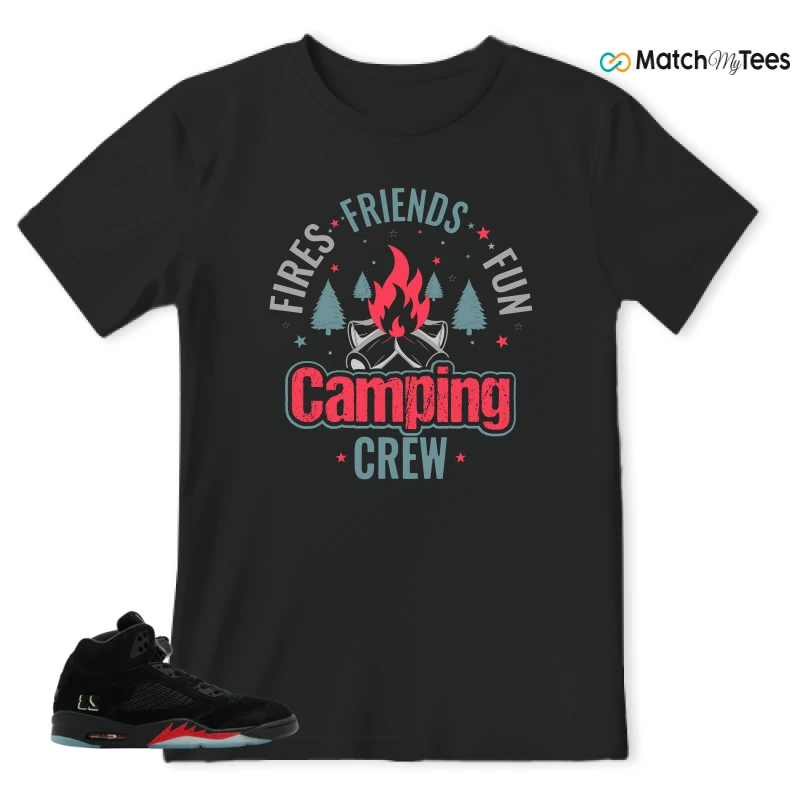 NIKE AIR JORDAN 5 RETRO HALLOWEEN SNEAKER Matching Tees t-shirt