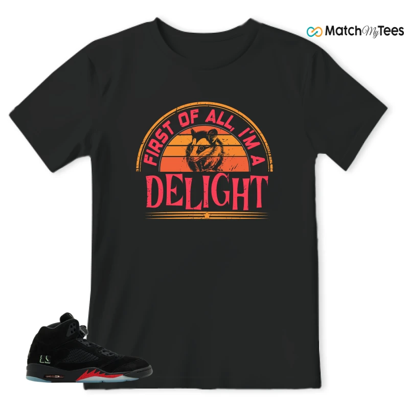 NIKE AIR JORDAN 5 RETRO HALLOWEEN SNEAKER Matching Tees t-shirt