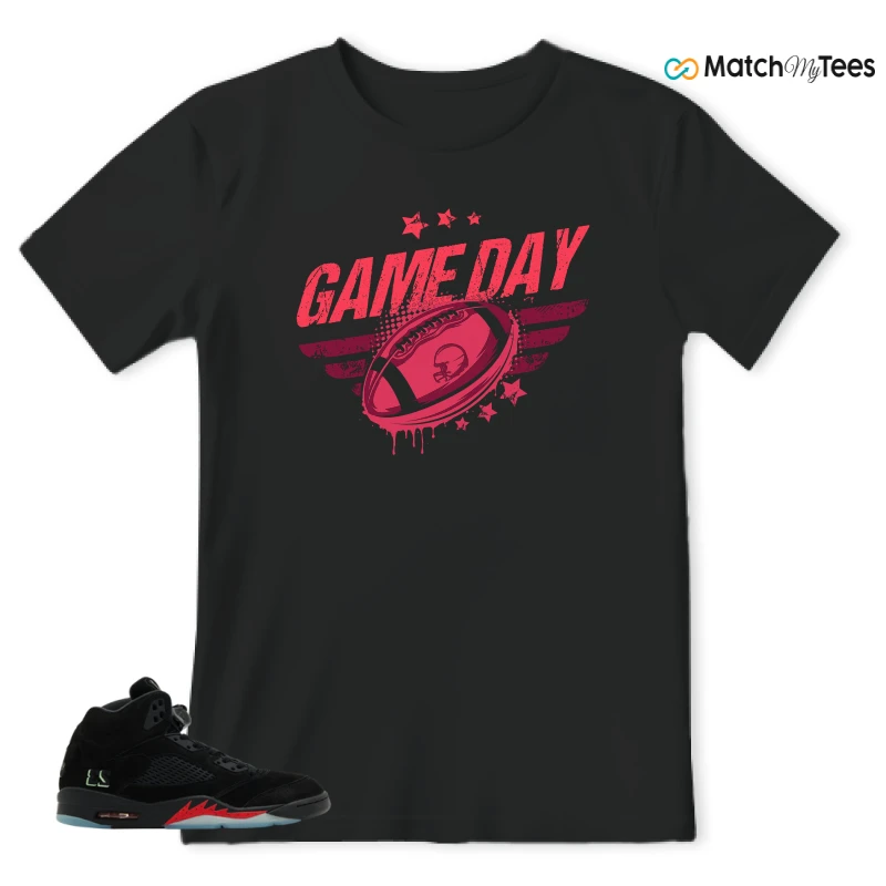 NIKE AIR JORDAN 5 RETRO HALLOWEEN SNEAKER Matching Tees t-shirt