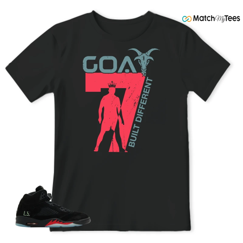 NIKE AIR JORDAN 5 RETRO HALLOWEEN SNEAKER Matching Tees t-shirt