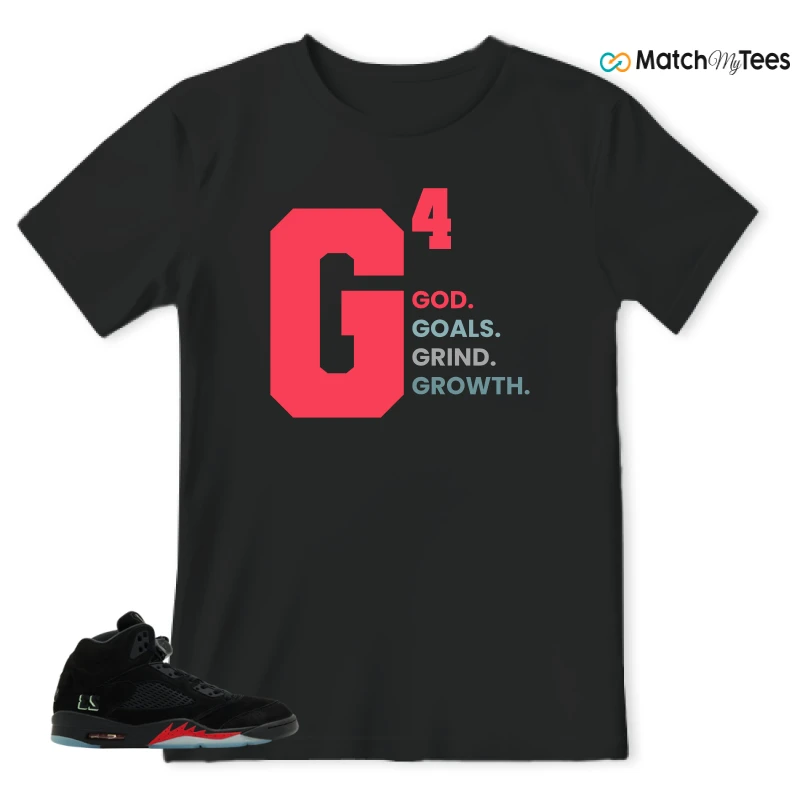NIKE AIR JORDAN 5 RETRO HALLOWEEN SNEAKER Matching Tees t-shirt
