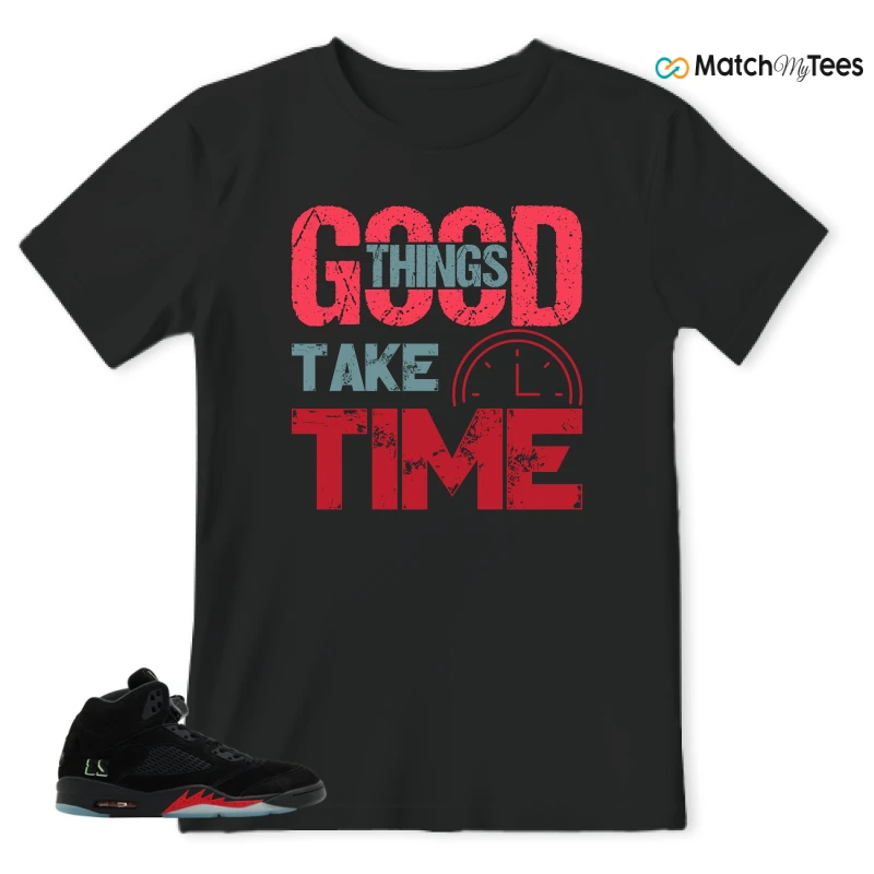 NIKE AIR JORDAN 5 RETRO HALLOWEEN SNEAKER Matching Tees t-shirt