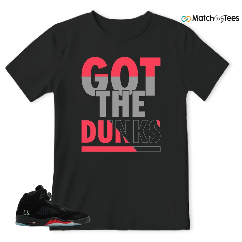 NIKE AIR JORDAN 5 RETRO HALLOWEEN SNEAKER Matching Tees t-shirt