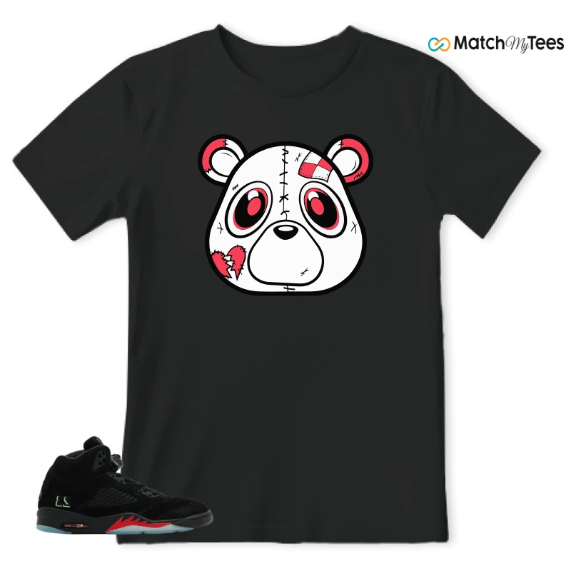 NIKE AIR JORDAN 5 RETRO HALLOWEEN SNEAKER Matching Tees t-shirt