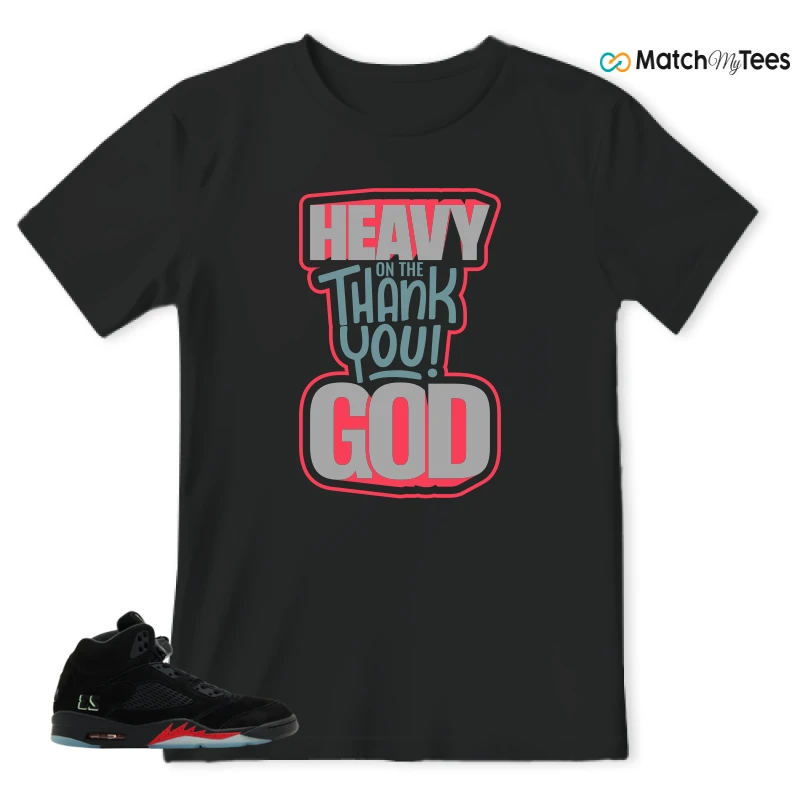 NIKE AIR JORDAN 5 RETRO HALLOWEEN SNEAKER Matching Tees t-shirt