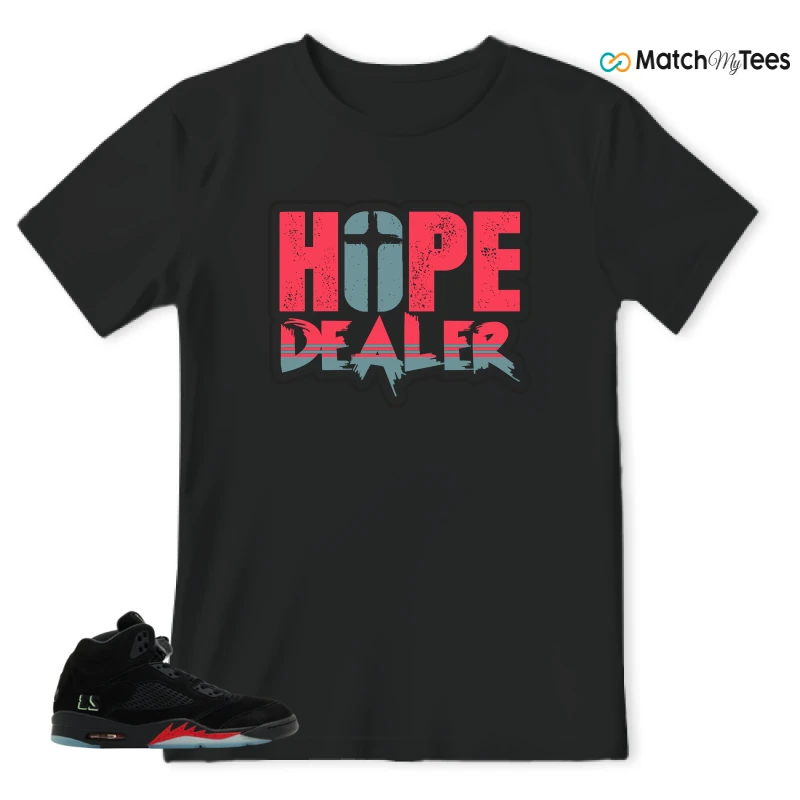 NIKE AIR JORDAN 5 RETRO HALLOWEEN SNEAKER Matching Tees t-shirt