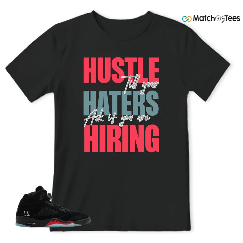 NIKE AIR JORDAN 5 RETRO HALLOWEEN SNEAKER Matching Tees t-shirt