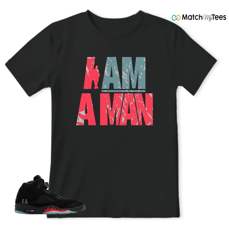 NIKE AIR JORDAN 5 RETRO HALLOWEEN SNEAKER Matching Tees t-shirt