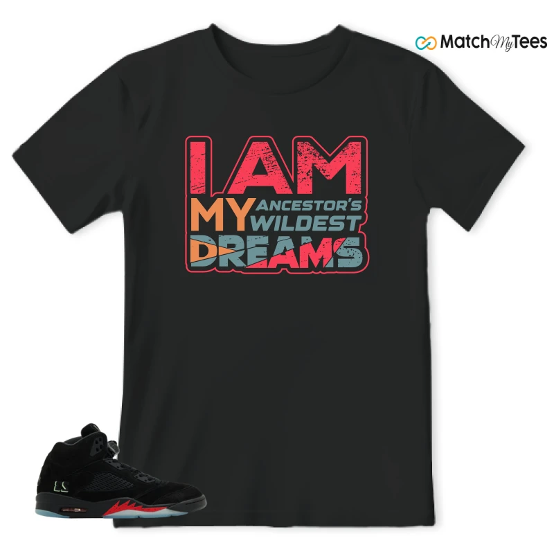 NIKE AIR JORDAN 5 RETRO HALLOWEEN SNEAKER Matching Tees t-shirt