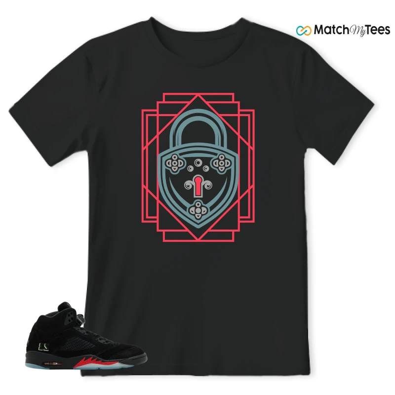 NIKE AIR JORDAN 5 RETRO HALLOWEEN SNEAKER Matching Tees t-shirt