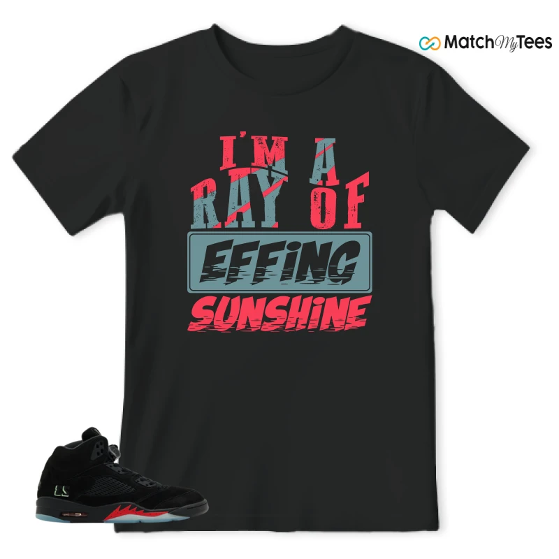 NIKE AIR JORDAN 5 RETRO HALLOWEEN SNEAKER Matching Tees t-shirt