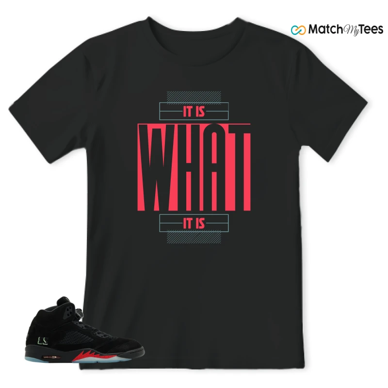 NIKE AIR JORDAN 5 RETRO HALLOWEEN SNEAKER Matching Tees t-shirt