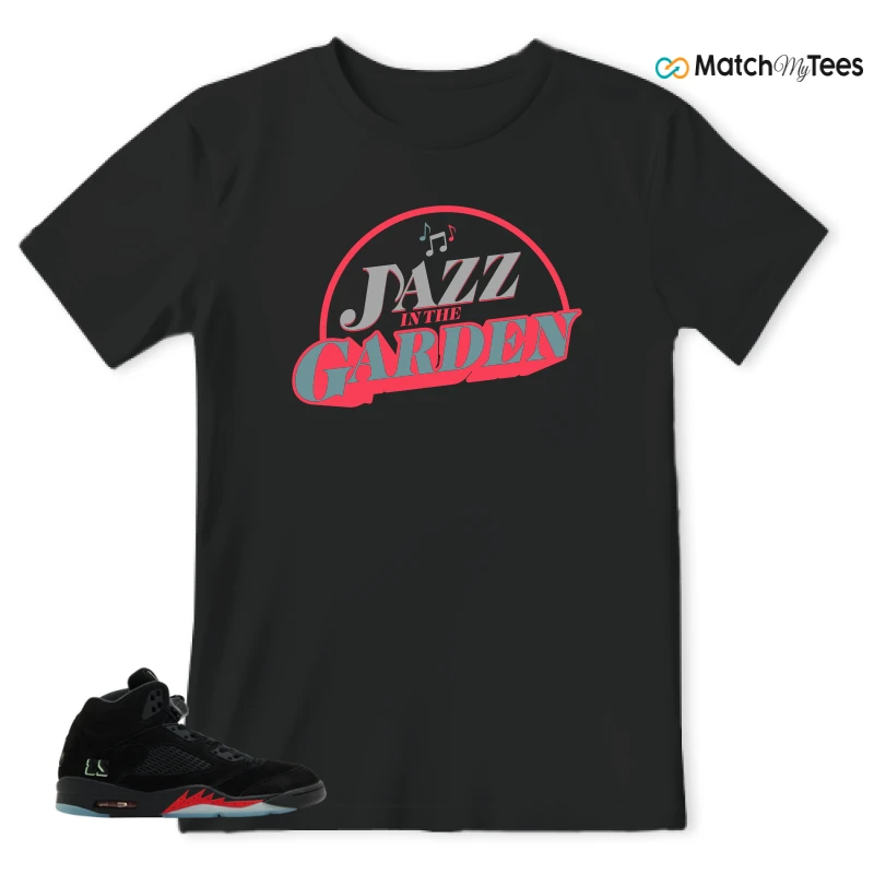 NIKE AIR JORDAN 5 RETRO HALLOWEEN SNEAKER Matching Tees t-shirt