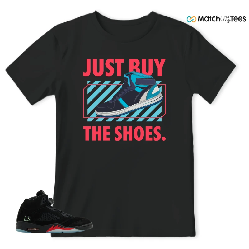 NIKE AIR JORDAN 5 RETRO HALLOWEEN SNEAKER Matching Tees t-shirt