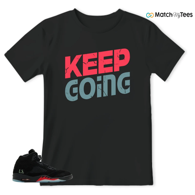 NIKE AIR JORDAN 5 RETRO HALLOWEEN SNEAKER Matching Tees t-shirt