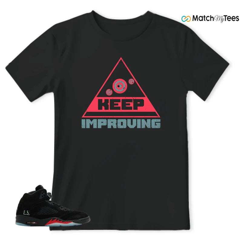 NIKE AIR JORDAN 5 RETRO HALLOWEEN SNEAKER Matching Tees t-shirt