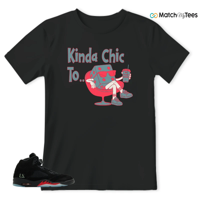 NIKE AIR JORDAN 5 RETRO HALLOWEEN SNEAKER Matching Tees t-shirt