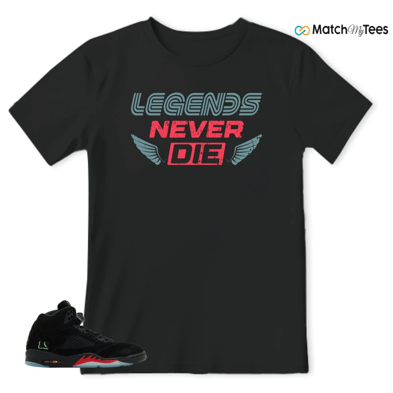NIKE AIR JORDAN 5 RETRO HALLOWEEN SNEAKER Matching Tees t-shirt