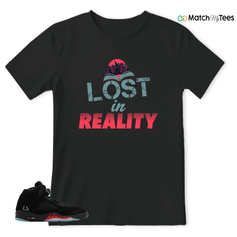 NIKE AIR JORDAN 5 RETRO HALLOWEEN SNEAKER Matching Tees t-shirt