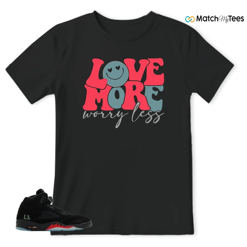 NIKE AIR JORDAN 5 RETRO HALLOWEEN SNEAKER Matching Tees t-shirt