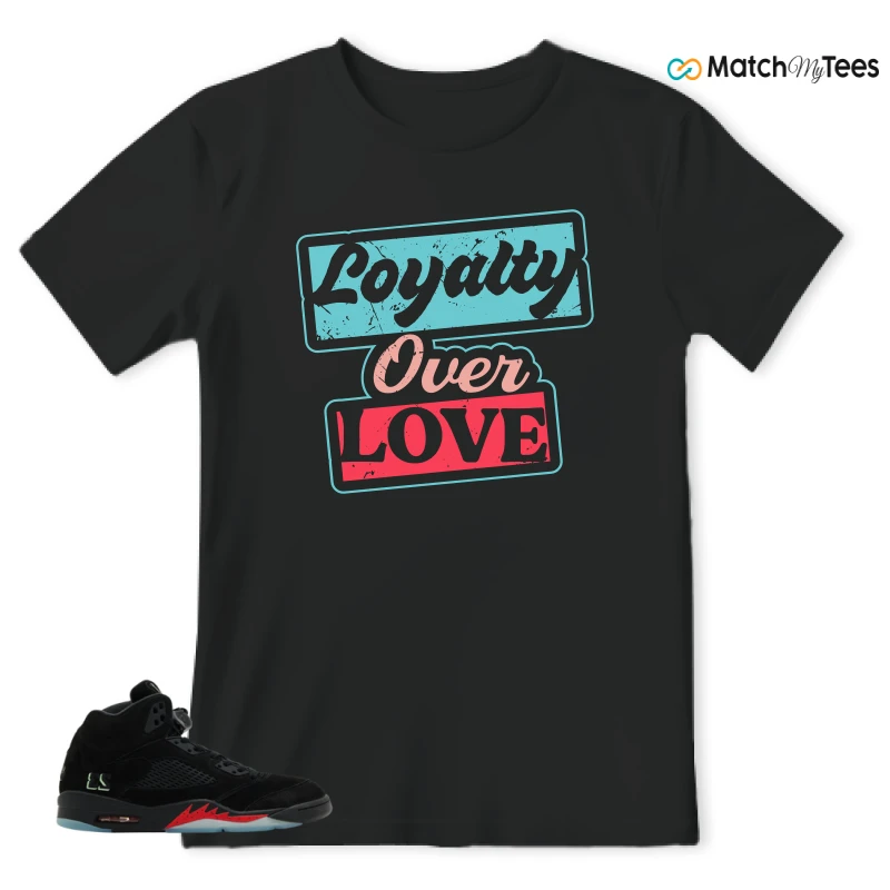 NIKE AIR JORDAN 5 RETRO HALLOWEEN SNEAKER Matching Tees t-shirt