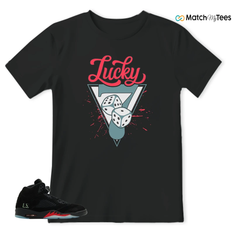 NIKE AIR JORDAN 5 RETRO HALLOWEEN SNEAKER Matching Tees t-shirt