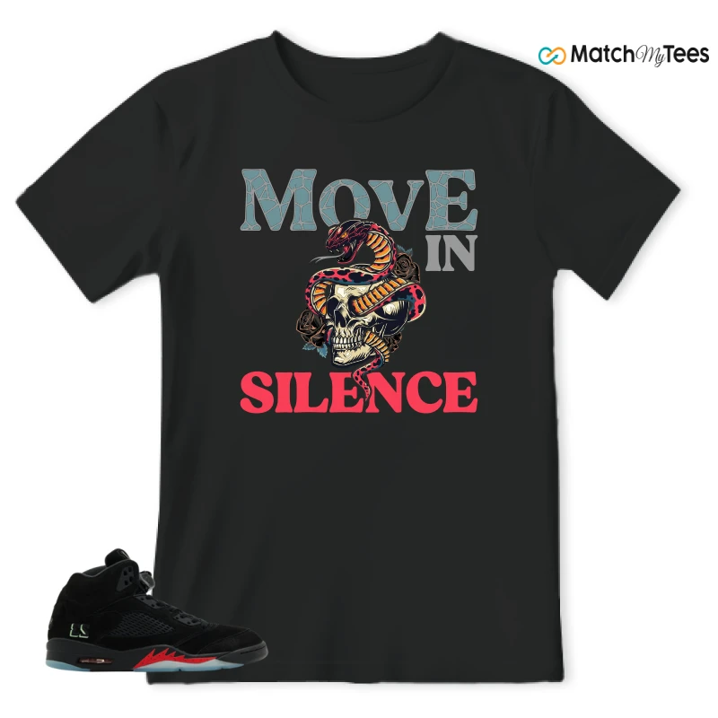 NIKE AIR JORDAN 5 RETRO HALLOWEEN SNEAKER Matching Tees t-shirt