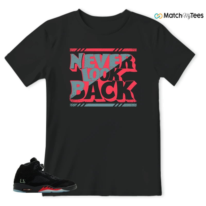 NIKE AIR JORDAN 5 RETRO HALLOWEEN SNEAKER Matching Tees t-shirt