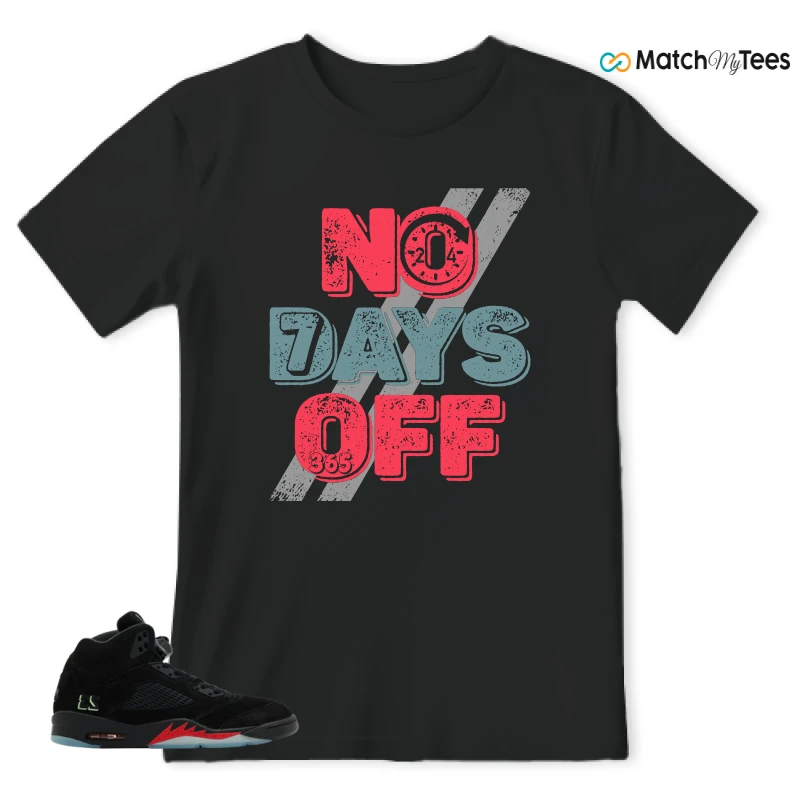 NIKE AIR JORDAN 5 RETRO HALLOWEEN SNEAKER Matching Tees t-shirt