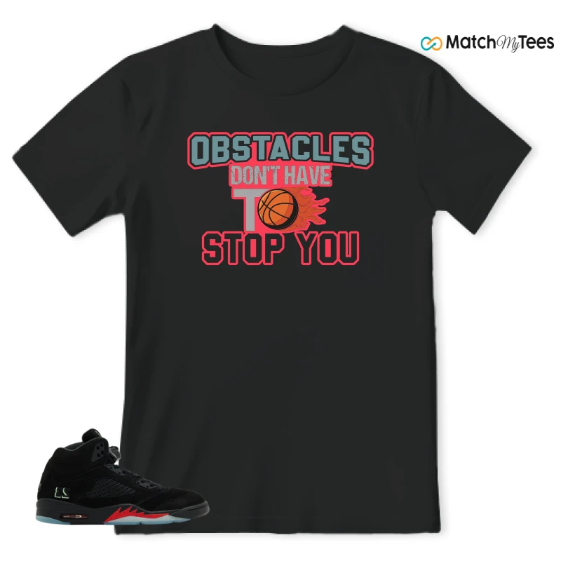NIKE AIR JORDAN 5 RETRO HALLOWEEN SNEAKER Matching Tees t-shirt