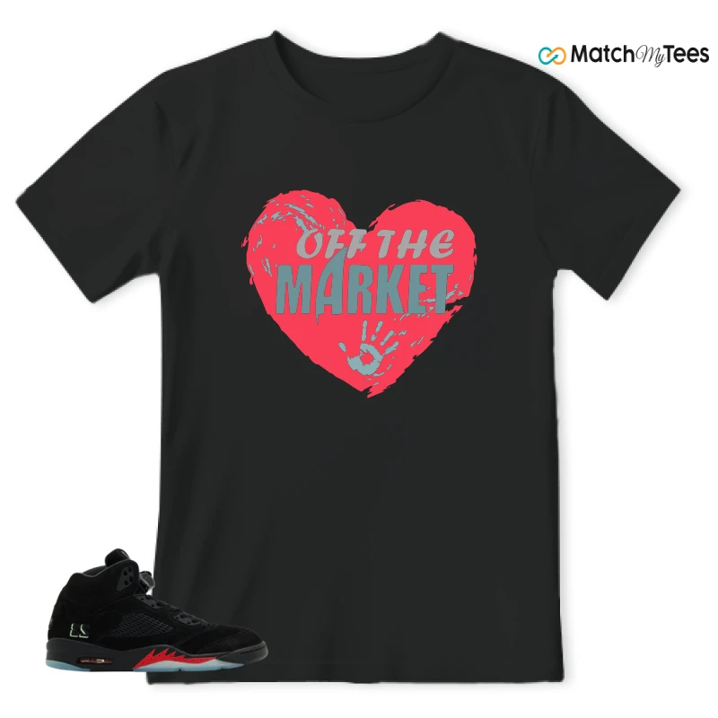 NIKE AIR JORDAN 5 RETRO HALLOWEEN SNEAKER Matching Tees t-shirt