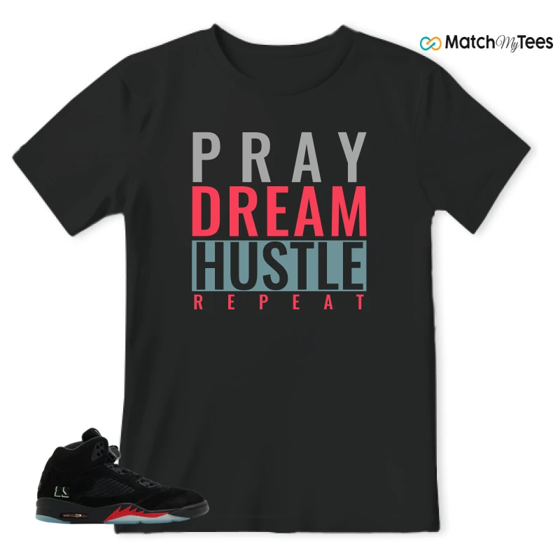 NIKE AIR JORDAN 5 RETRO HALLOWEEN SNEAKER Matching Tees t-shirt