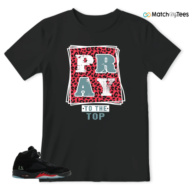 NIKE AIR JORDAN 5 RETRO HALLOWEEN SNEAKER Matching Tees t-shirt