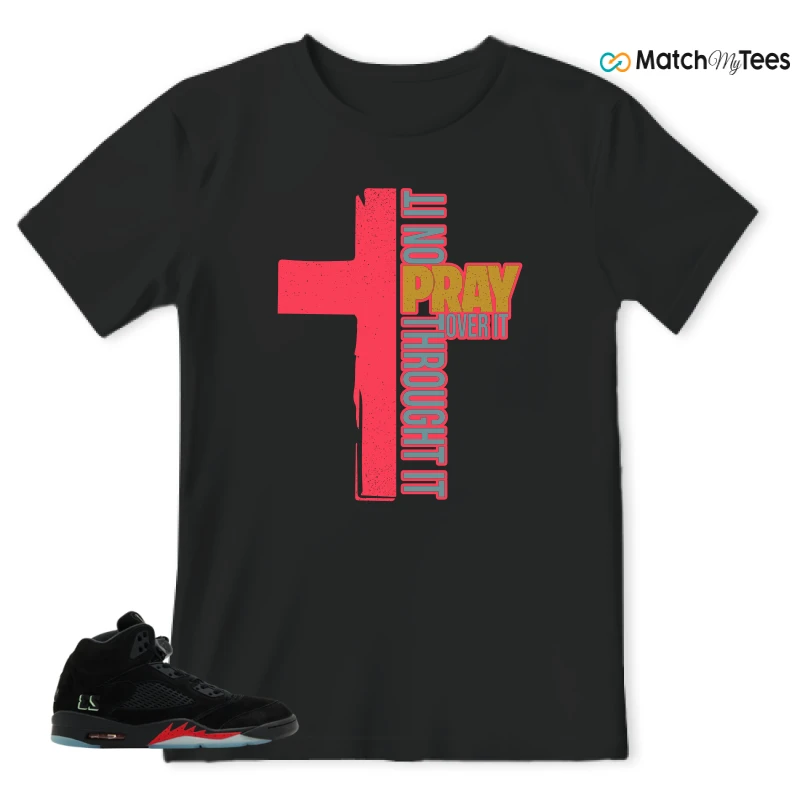 NIKE AIR JORDAN 5 RETRO HALLOWEEN SNEAKER Matching Tees t-shirt