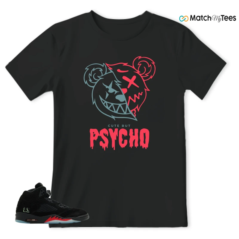 NIKE AIR JORDAN 5 RETRO HALLOWEEN SNEAKER Matching Tees t-shirt