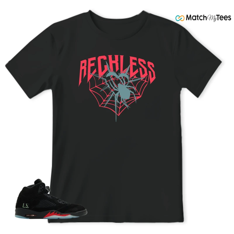 NIKE AIR JORDAN 5 RETRO HALLOWEEN SNEAKER Matching Tees t-shirt