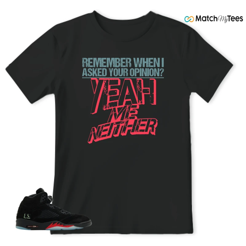 NIKE AIR JORDAN 5 RETRO HALLOWEEN SNEAKER Matching Tees t-shirt