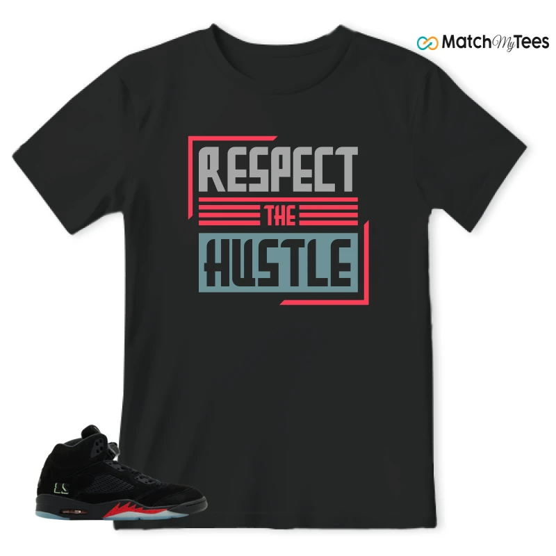 NIKE AIR JORDAN 5 RETRO HALLOWEEN SNEAKER Matching Tees t-shirt