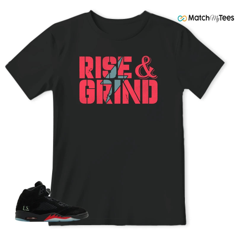 NIKE AIR JORDAN 5 RETRO HALLOWEEN SNEAKER Matching Tees t-shirt